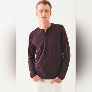 Patrick Assaraf Pima Cotton Stretch Henley